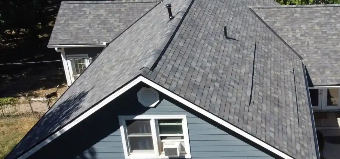 New energy-efficient roof installation in Belton, Missouri.