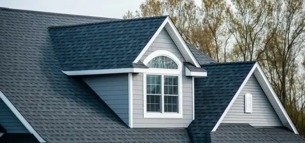Professional roofer working on a home in Belton, Missouri