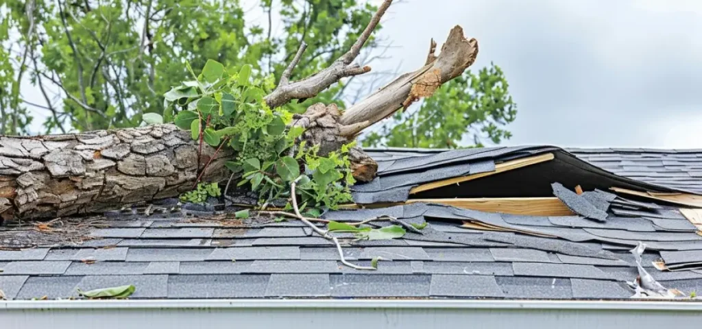 Protecting roof from tree damage in Kansas City